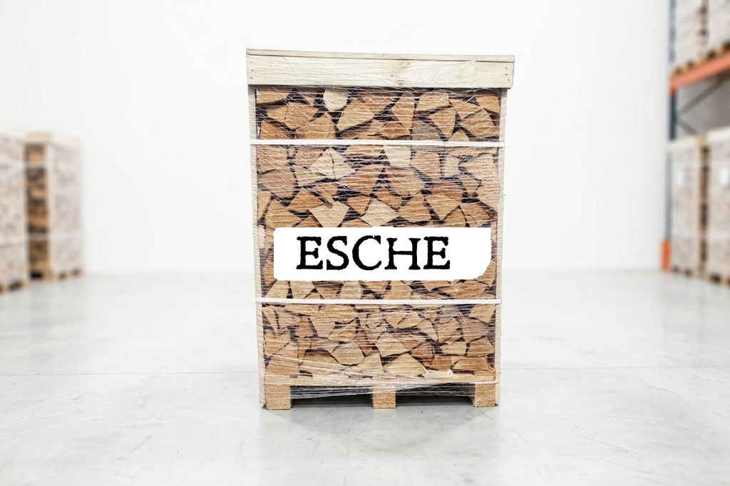 Brennholz Palette – Esche – 25 cm – kammergetrocknet – 1,8 RM