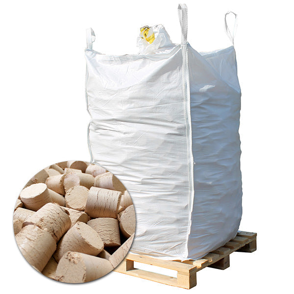 Briketts BigBag 620 kg 90 Bar gepresst (weicher)