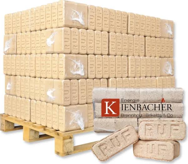 RUF Briketts aus Buche und/oder Eiche – 60 x 10 kg